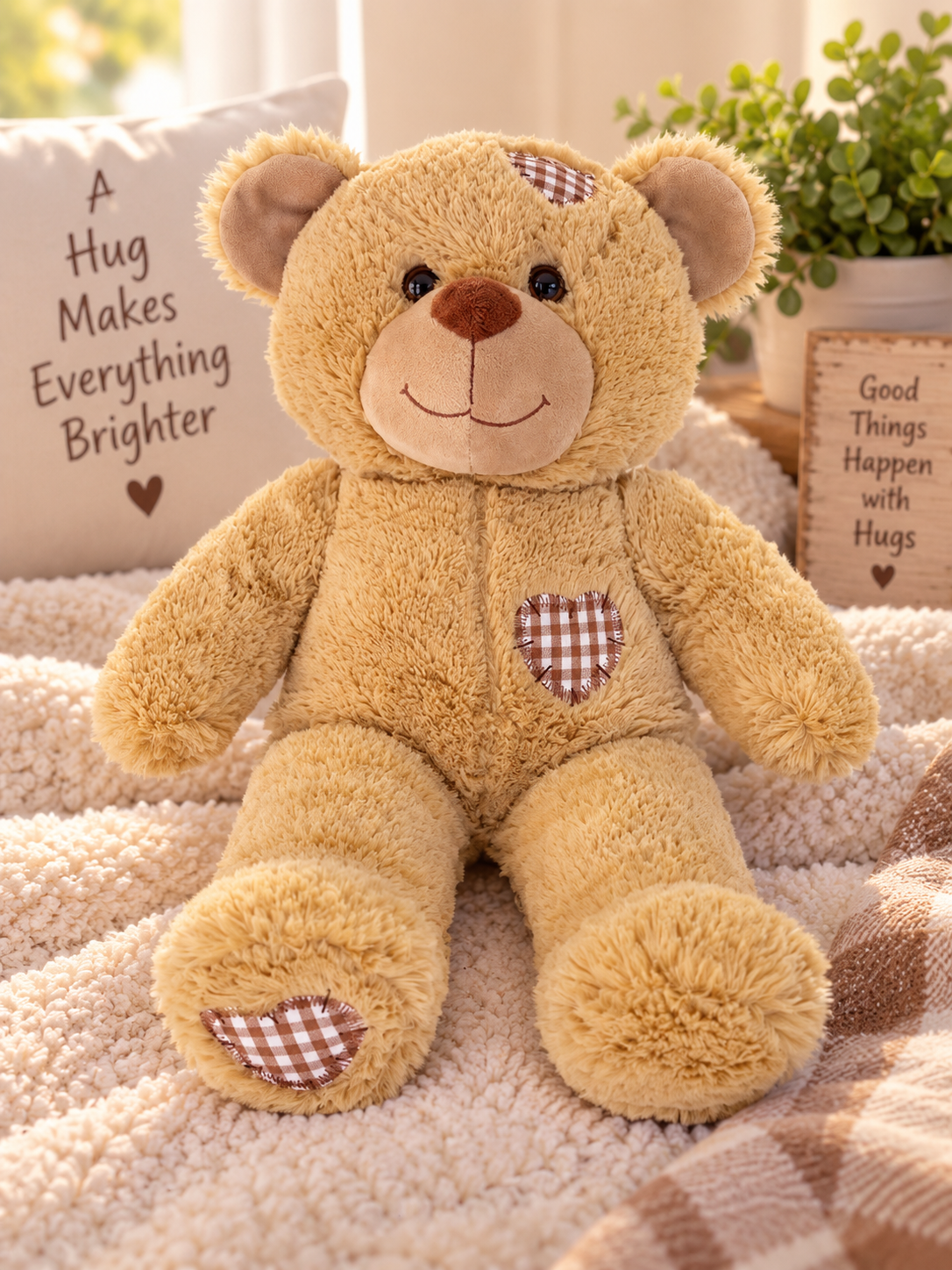 “Brown Patches” The Brown Bear (16")