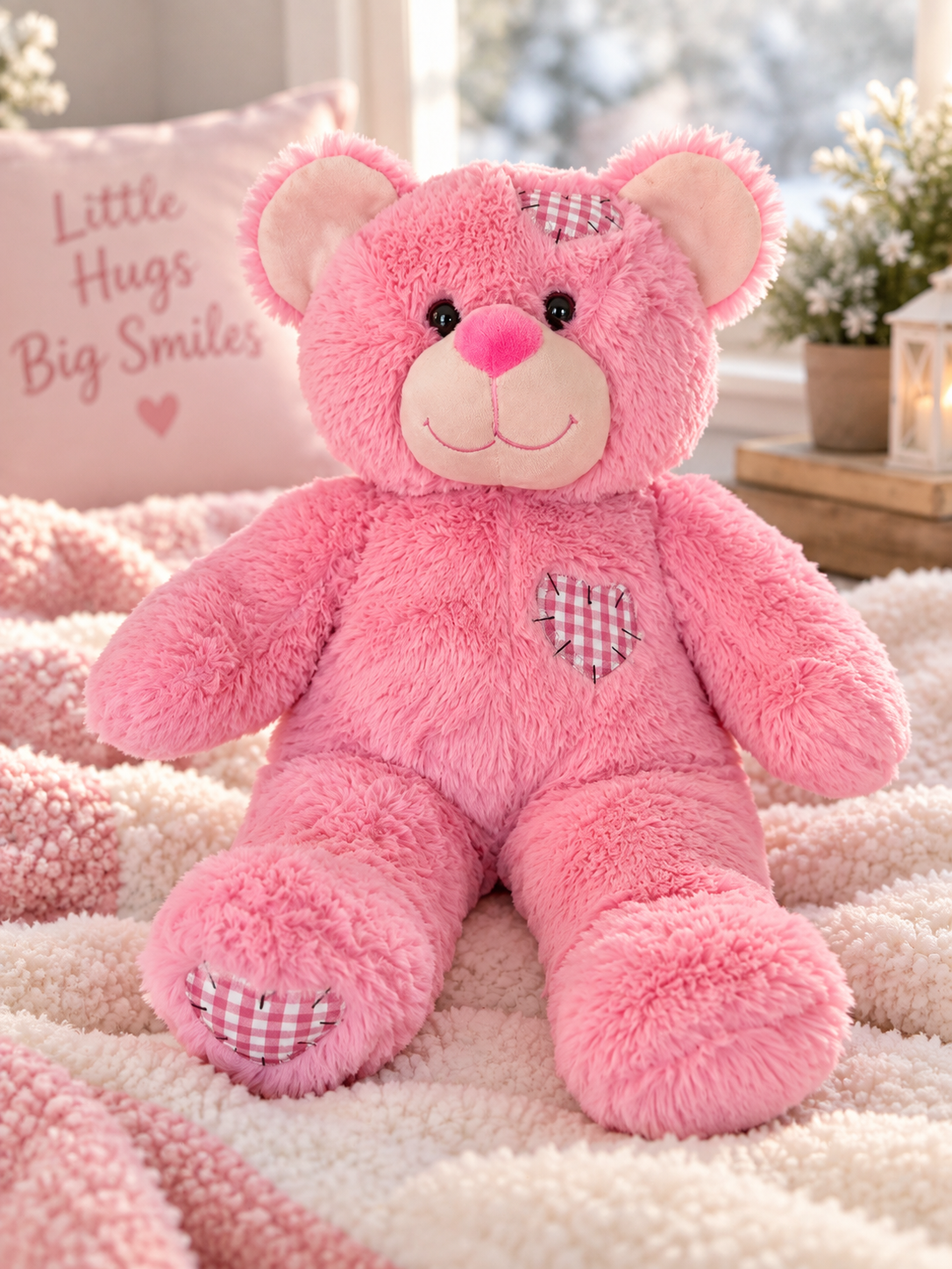 “Pink Patches” the Bear (16")