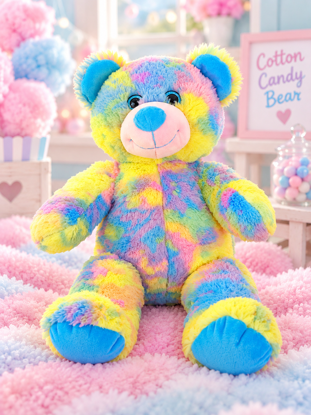 “Cotton Candy” Bear (16")