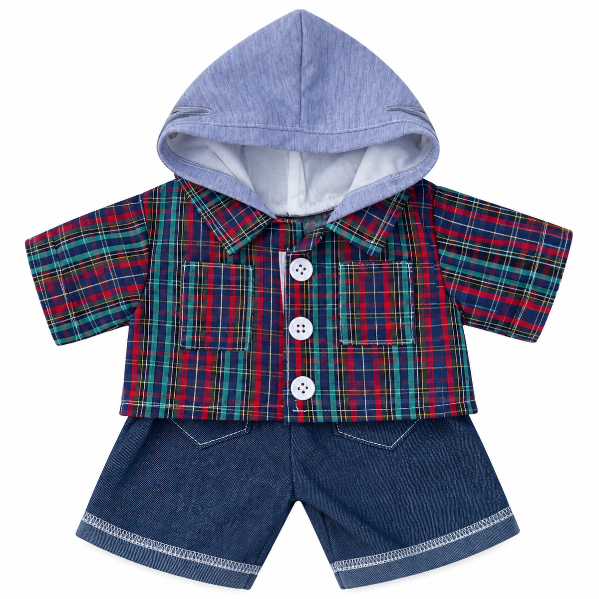 Skater Hoodie w/ Denim Pants