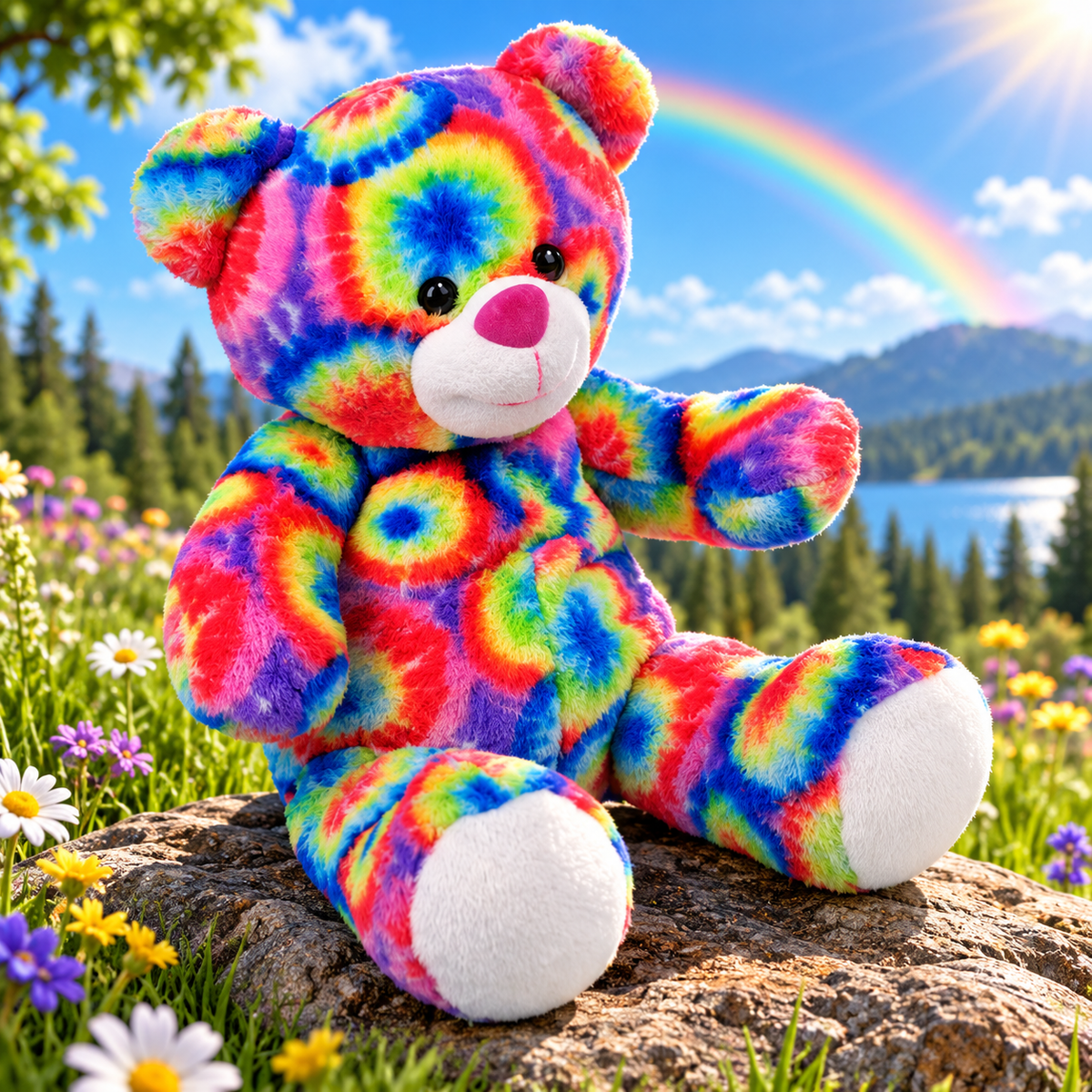"Rainbows" the Bear (16")