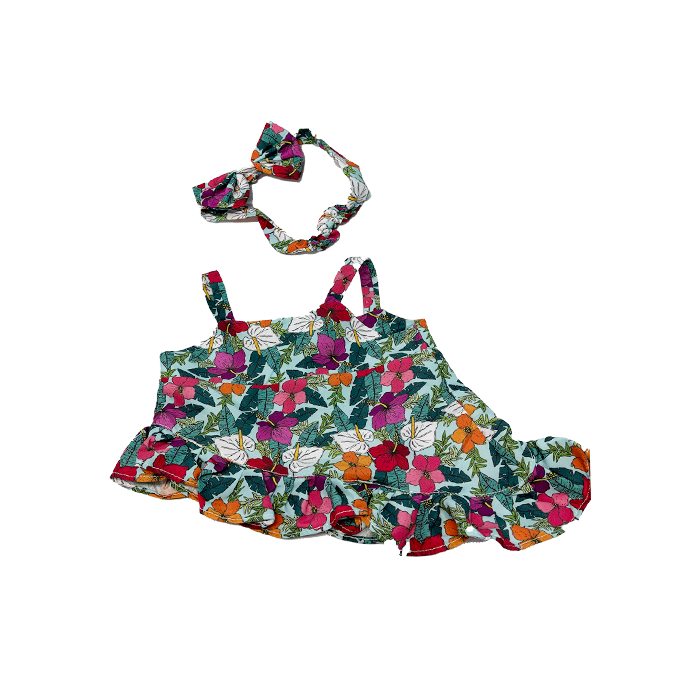 Green "Muumuu" w/ Bow