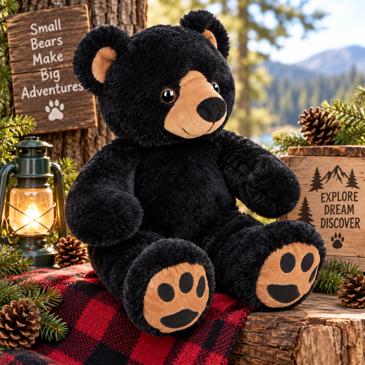 "Benjamin" the Black Bear (16")