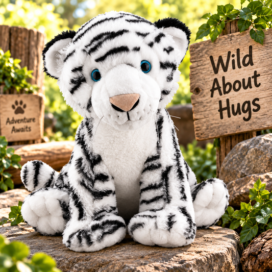 "Betty" the White Tiger (16")