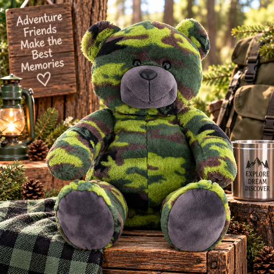 “G.I.” Camo Bear (16")