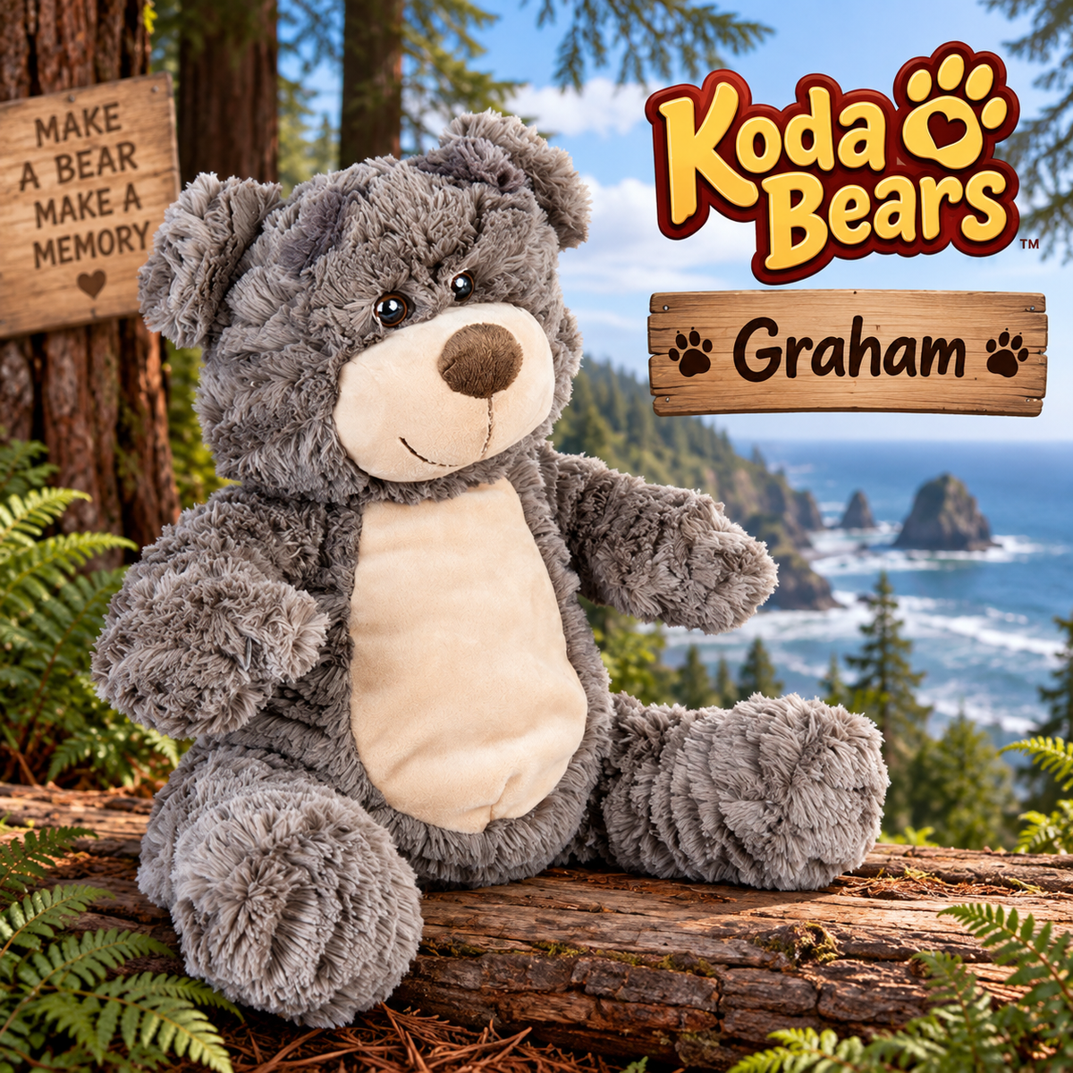 "Graham" the Cracker Bear (16')