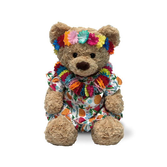 Hawaiian Dress w/Lei and Flower Crown