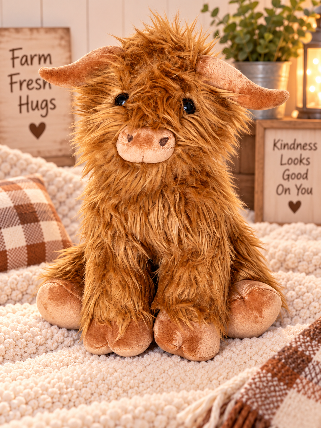 "Hugo" The Highland Cow (16")