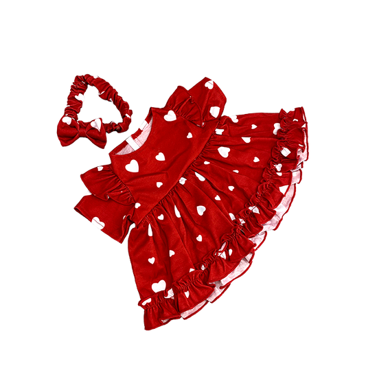 Lotta Love, Hearts Dress w/Headband