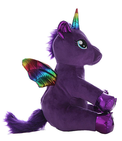 "Luna" the Purple Winged Unicorn (16")