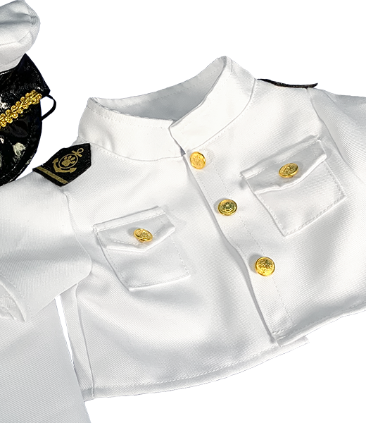 Navy Whites Uniform (16")