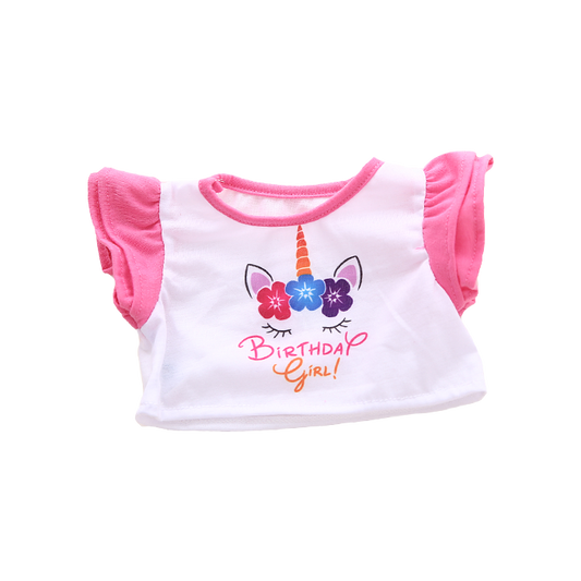 Birthday Girl Unicorn Tee