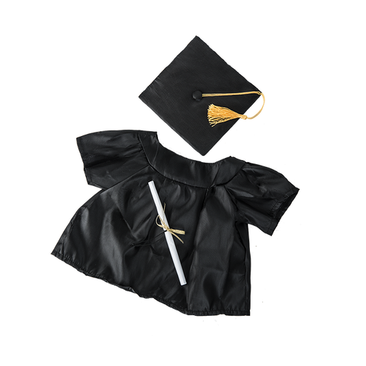 Graduation Gown w/Hat & Scroll Outfit