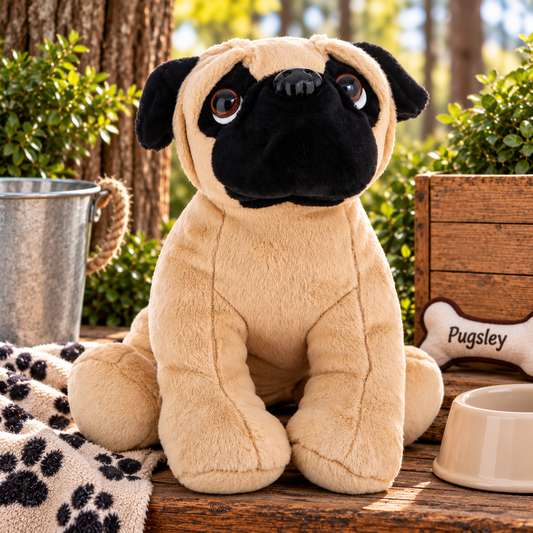 "Pugsley" the Pug (16")